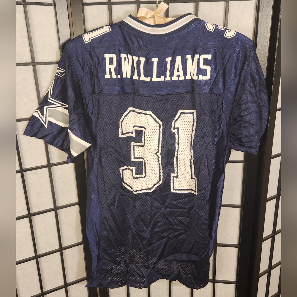 Dallas Cowboys Roy Williams #31 Reebok NFL Blue Jersey Authentic Large